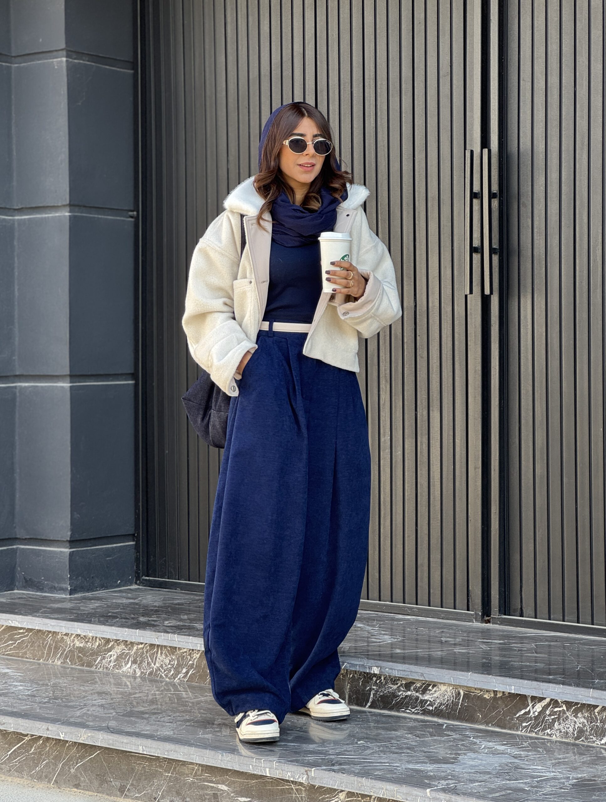 شلوار خمره ای مخمل - Image 5