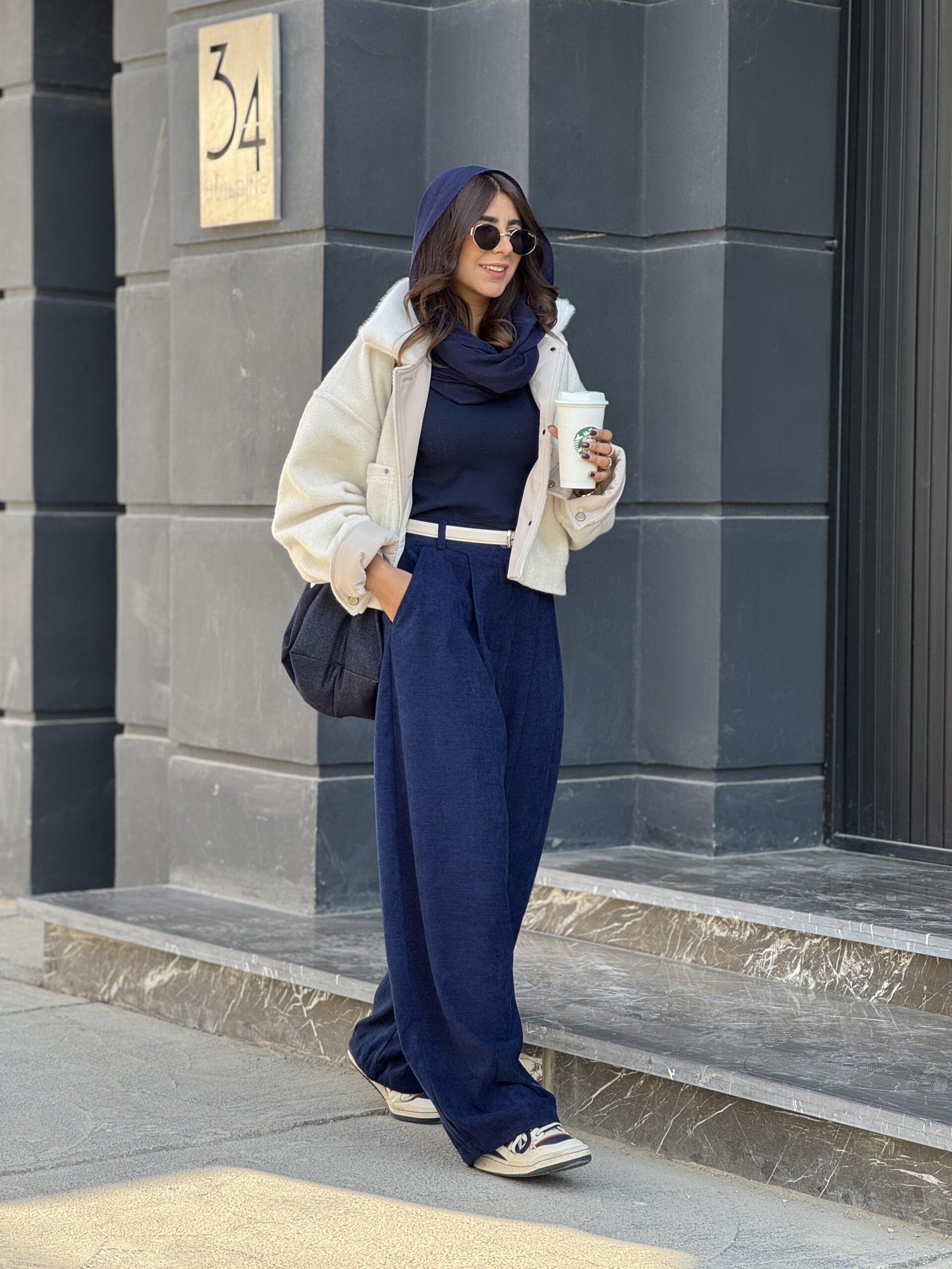 شلوار خمره ای مخمل - Image 4