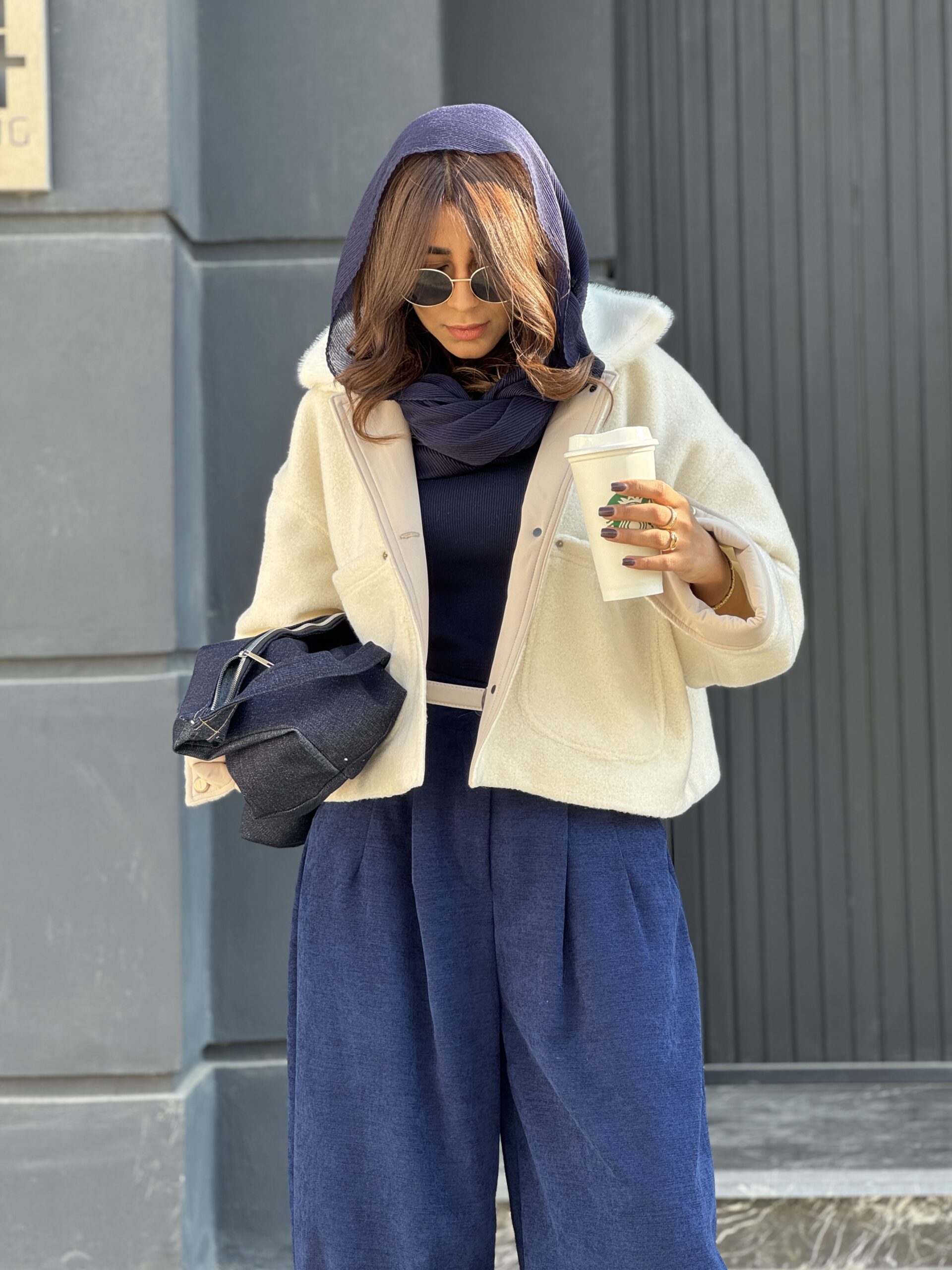 کت تدی یقه خز - Image 4