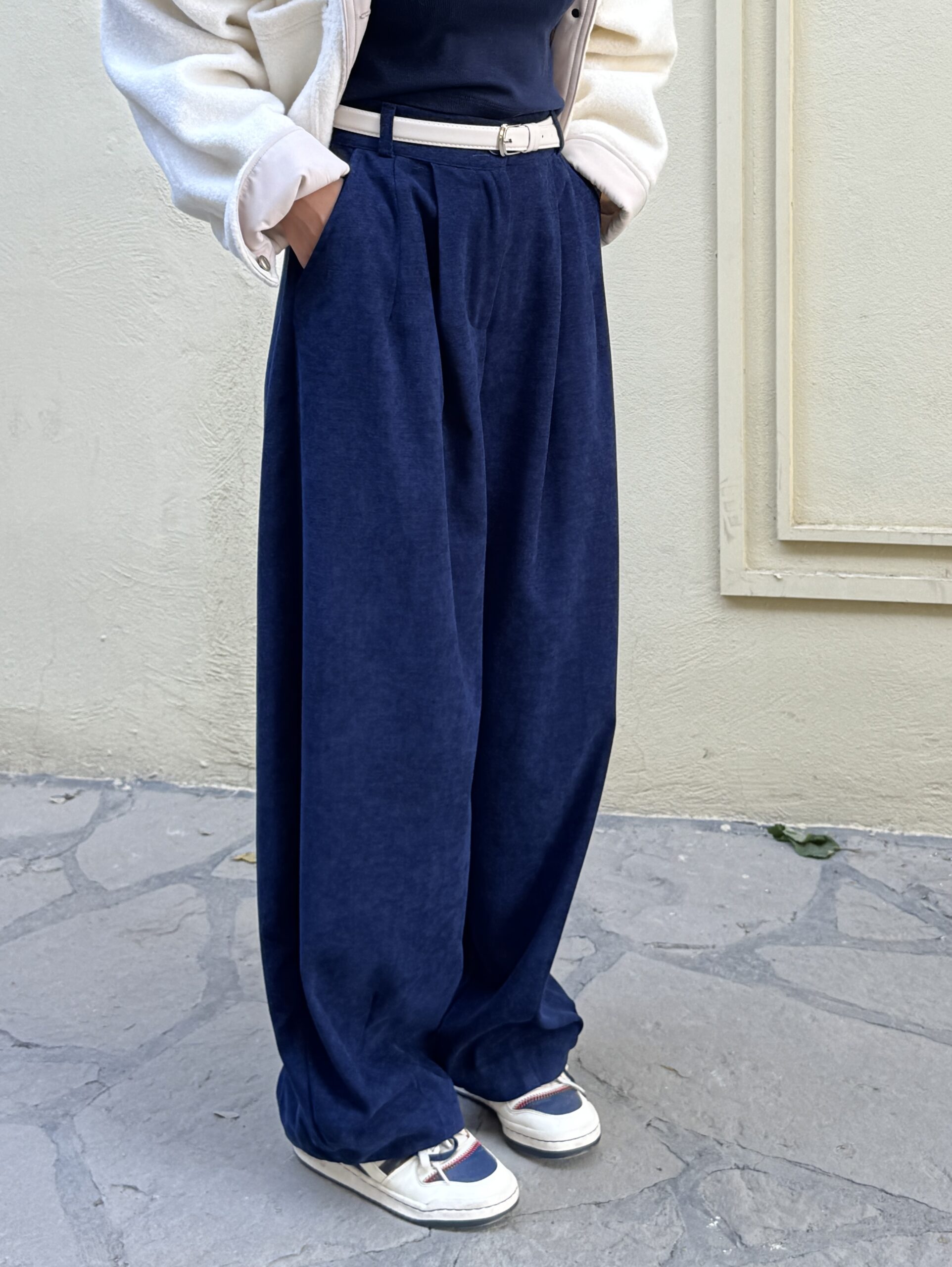 شلوار خمره ای مخمل - Image 2