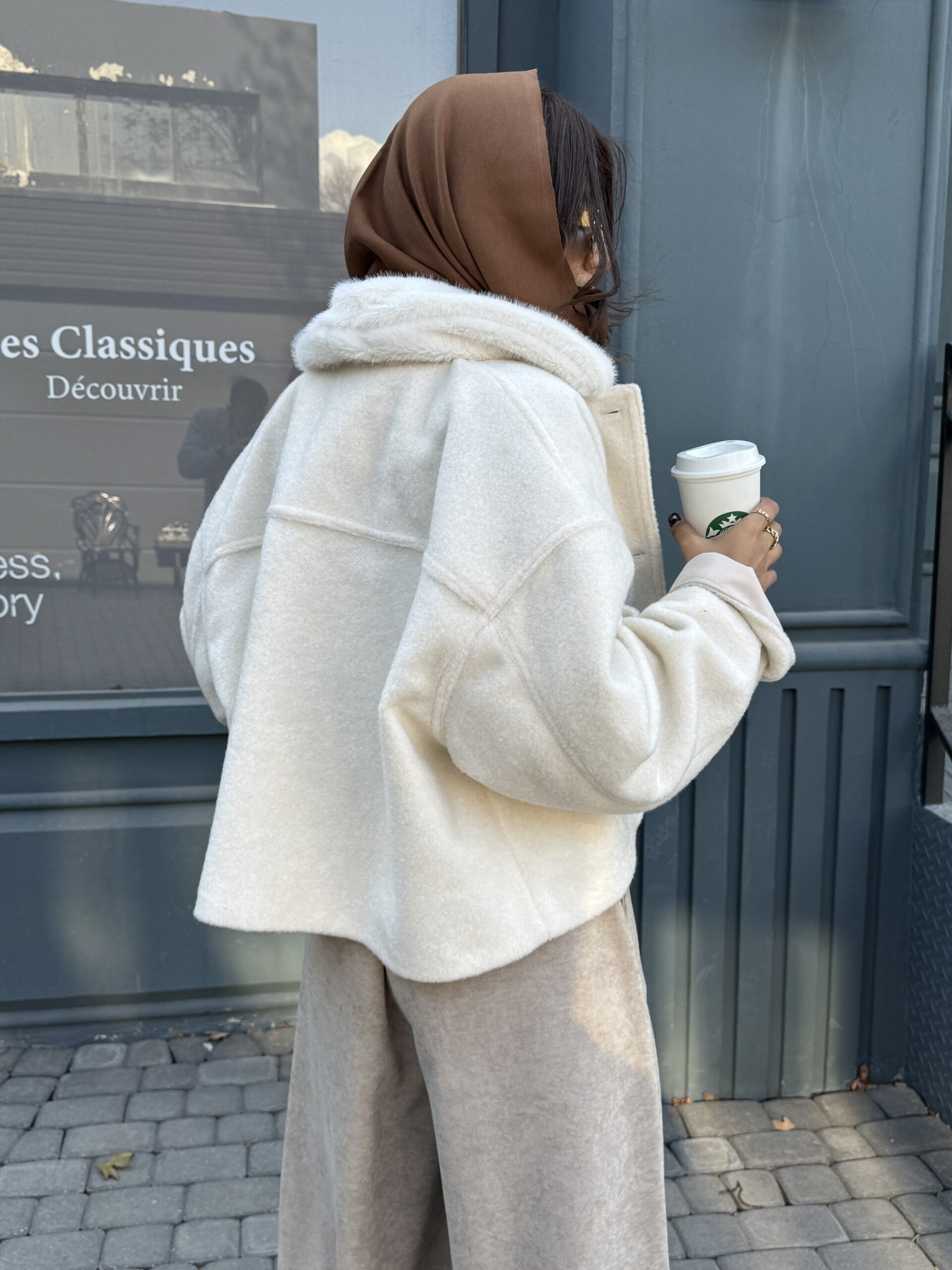 کت تدی یقه خز - Image 2