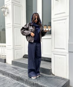 Alternative view of جکت چرم فِلو