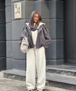 Alternative view of جکت فوتر زارا کلاهدار