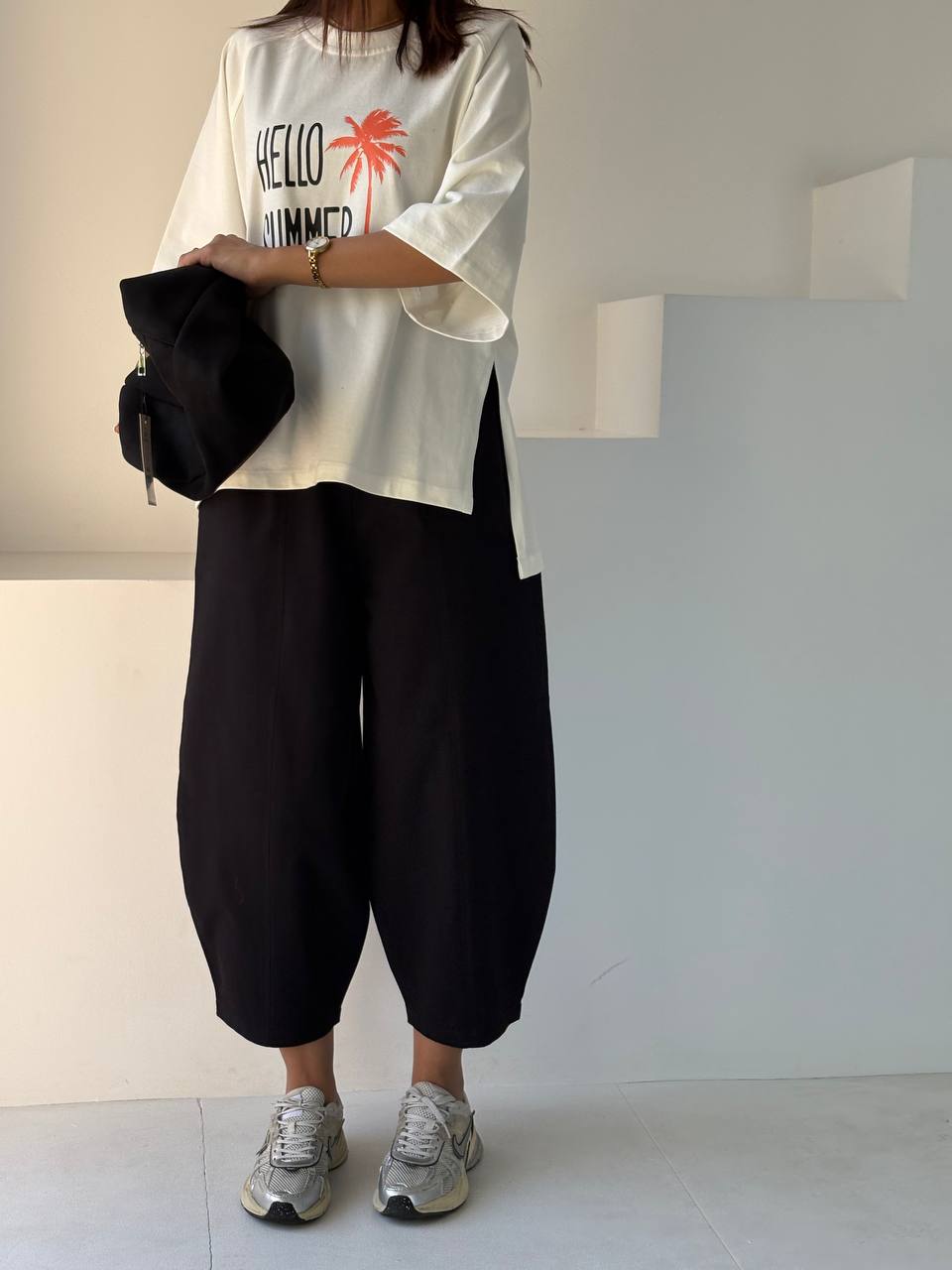شلوار بالون لینن - Image 3