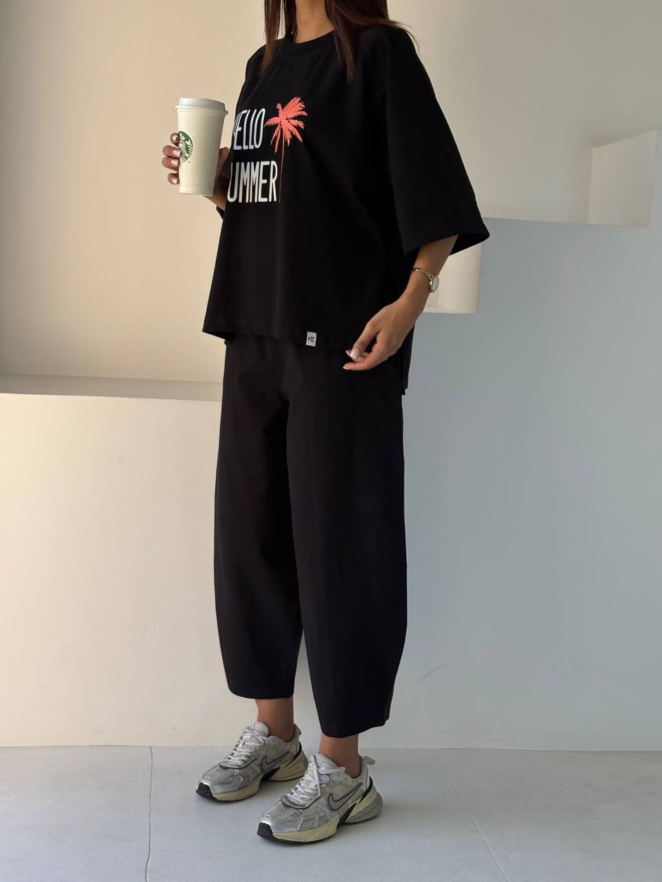 شلوار بالون لینن - Image 4